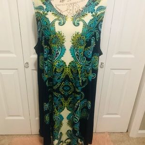 Allison Brittney Paisley Print Dress